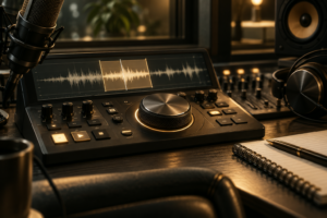 Original studio artwork for speech editor
