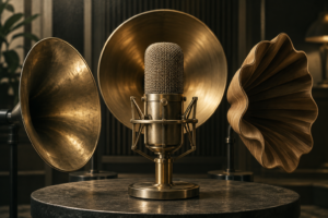 Original studio artwork for voice changer