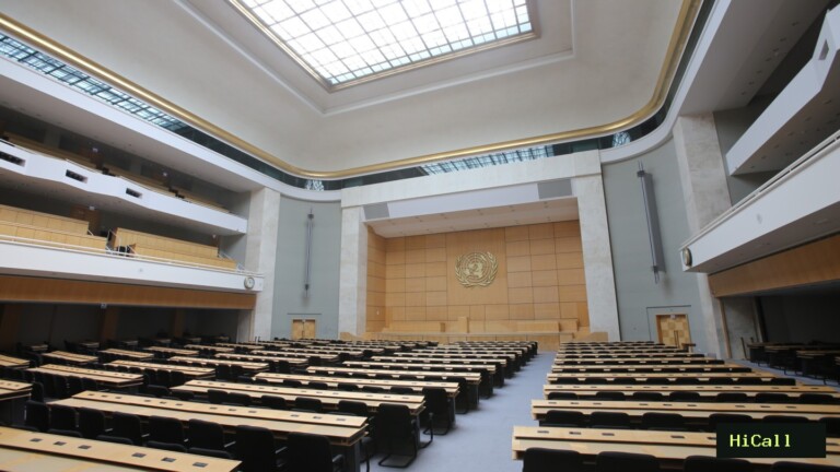 The Assembly Hall at the Palais des Nations, Geneva (2015).
